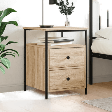 Vidaxl Nattbord sonoma eik 44x45 cm