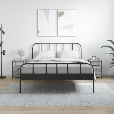 Vidaxl Nattbord 2 stk grå 34x35,5 cm