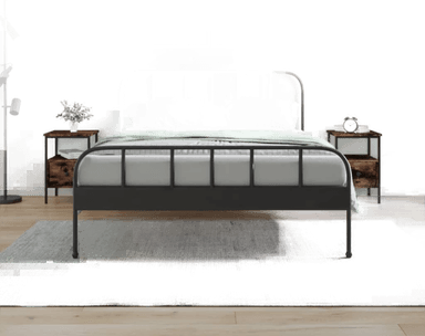 Vidaxl Nattbord 2 stk røkt eik