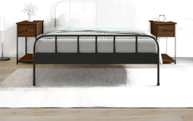 Vidaxl Nattbord 2 stk brun eik