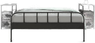 Vidaxl Nattbord 2 stk røkt eik