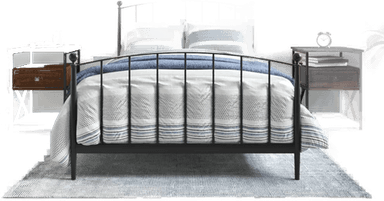 Vidaxl Nattbord 2 stk brun eik