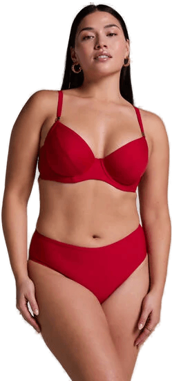 Hunkemöller Luna Rio midi-bikiniunderdel Rød