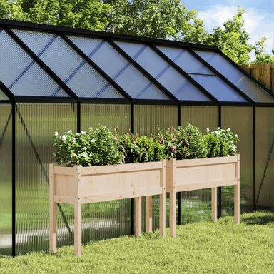 Vidaxl Plantekasser med ben 2 stk