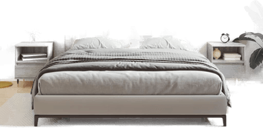 Vidaxl Nattbord 2 stk grå 40x35 cm