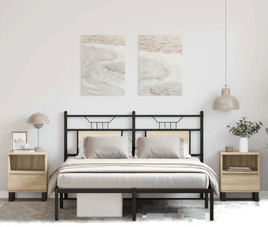 Vidaxl Nattbord 2 stk sonoma eik 40x35 cm