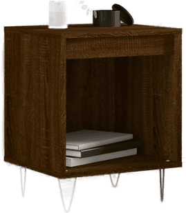 Vidaxl Nattbord brun eik 40x35 cm