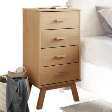 Vidaxl Nattbord OLDEN brun