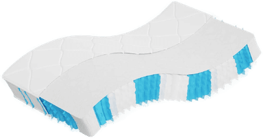 Vidaxl Madrass pocketfjær 100x200 cm