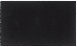 Vidaxl Dørmatte svart 90x150 cm