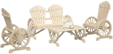 Vidaxl Hagesofagruppe 4 deler