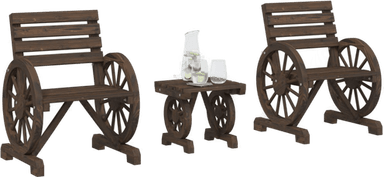 Vidaxl Hagesofagruppe 3 deler