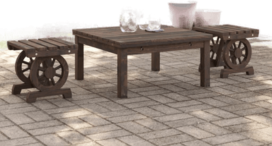 Vidaxl Forskammel 2 stk heltre gran