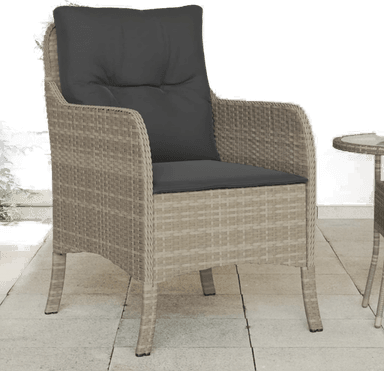 Vidaxl Hagestoler med puter 2 stk