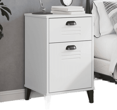 Vidaxl Nattbord VIKEN hvit