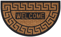 Vidaxl Dørmatte halvrund 45x75 cm