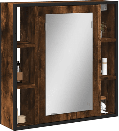 Vidaxl Baderomsskap med speil 60x16x60 cm