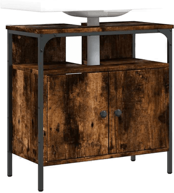 Vidaxl Servantskap røkt eik 60x30 cm