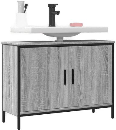 Vidaxl Servantskap grå sonoma 80x30 cm