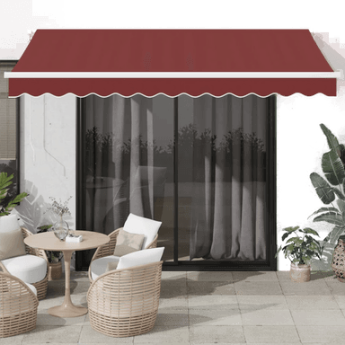 Vidaxl Manuell uttrekkbar markise 350x250 cm