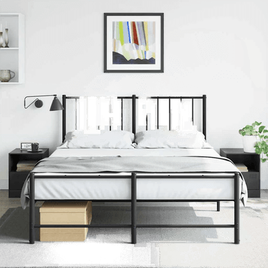 Vidaxl Nattbord 2 stk svart 34,5x39 cm