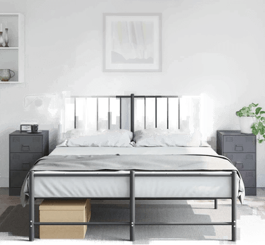 Vidaxl Nattbord 2 stk antrasitt 34,5x39 cm