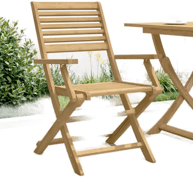 Vidaxl Sammenleggbare hagestoler 2 stk