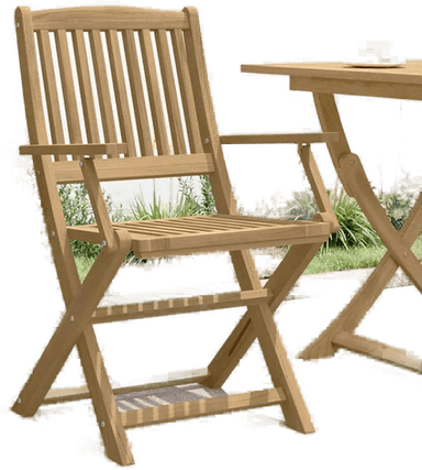 vidaXL Sammenleggbare hagestoler 4 stk