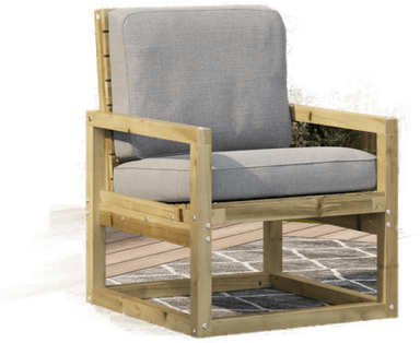 Vidaxl Hagestol 57,5x63x76 cm