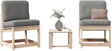 Vidaxl Hagesofagruppe 3 deler