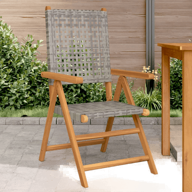 Vidaxl Hagestoler 2 stk grå