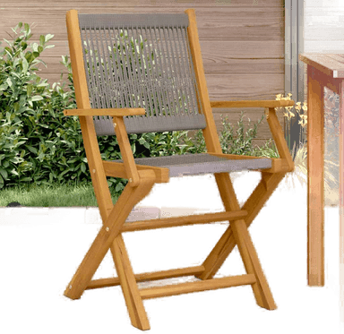 Vidaxl Hagestoler 2 stk grå