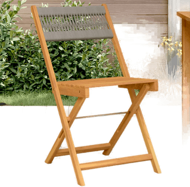 Vidaxl Bistrostoler 2 stk grå