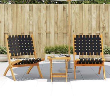 Vidaxl Sammenleggbare hagestoler 2 stk