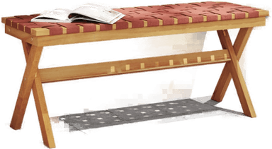 Vidaxl Hagebenk rød akasie