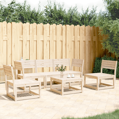 Vidaxl Hagesofasett 5 deler