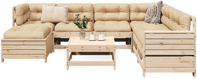 Vidaxl Hagesofasett 8 deler