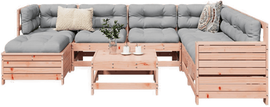 Vidaxl Hagesofasett 8 deler