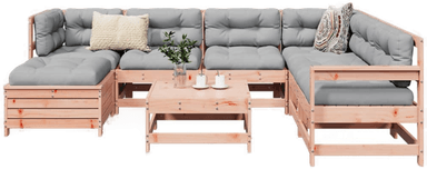 Vidaxl Hagesofasett 8 deler