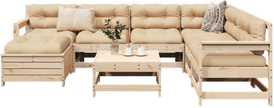 Vidaxl Hagesofasett 8 deler