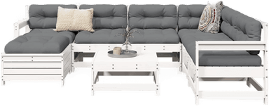 Vidaxl Hagesofasett 8 deler
