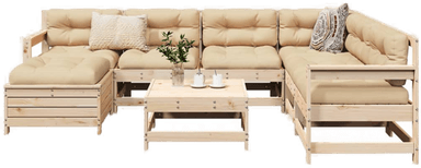 Vidaxl Hagesofasett 8 deler