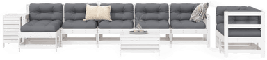 Vidaxl Hagesofasett 10 deler