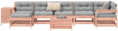 Vidaxl Hagesofasett 9 deler
