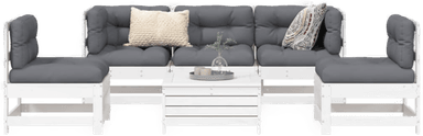 Vidaxl Hagesofasett 6 deler