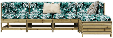 Vidaxl Hagesofagruppe 5 deler