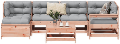 Vidaxl Hagesofasett 7 deler