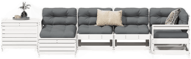 Vidaxl Hagesofasett 7 deler