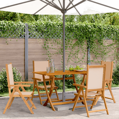 Vidaxl Lenestoler 4 stk beige