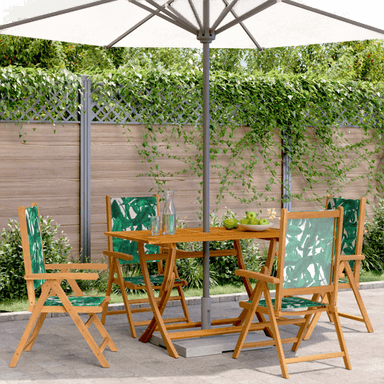 Vidaxl Lenestoler 4 stk grønn stoff